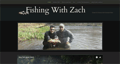 Desktop Screenshot of fishingwithzach.com